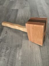 Custom Handcrafted Wood Mallet / Red Oak & Walnut Mallet picture