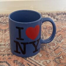 I Love NY City Merchandise Blue Coffee Mug Tea Cup picture