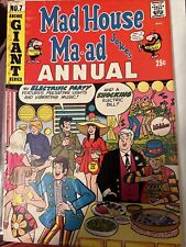 MAD HOUSE GIANT ANNUAL #7 Sabrina The Teenage Witch Nice Bright Archie 1969 picture