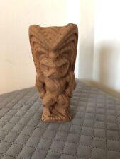 Tiki Hawaii Carved Wood Figure Polynesia Island Souvenir Gift Home Decor 6A picture