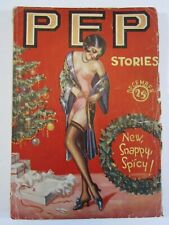 PEP Stories, December, 1928 vol. 4 #6 GD/VG Great Bolles Holiday Flapper Cover picture
