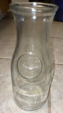Vintage Anchor Hocking Glass Bicentennial 1776-1976 Milk Bottle Carafe vase picture