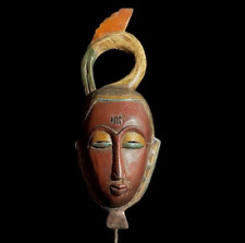 African Authentic Antique Hand Beautiful african mask Wood guro-8770 picture