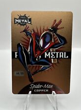 2022 Upper Deck Marvel Metal Universe Planet Copper 44/99 Spider-Man picture