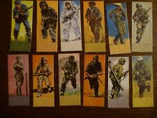 MIDLAND COUNTIES/CADBURYS ACTION SOLDIERS SET OF 12 CARDS EXCELLENT PLUS CON picture