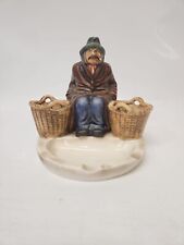 Jean Marie Falke Smoking Hobo Ashtray Porcelain Collectable Rare picture