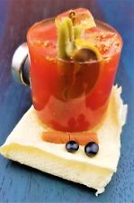 Vintage Woo & Locke Spicy Bloody Mary Celery 3D Food Drink Refrigerator Magnet picture
