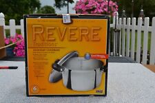 NOS Vintage Revere Traditions 6 Qt Stockpot With Lid Stainless Steel picture