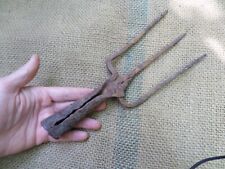 AMAZING ANTIQUE GLADIATOR WEAPON TRIDENT SPEAR HEAD ANCIENT HAND FORGED HARPOON picture