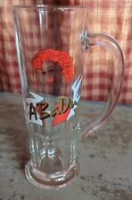 Very Rare Vintage ABa Du Forever Red Hair Girl SOCH Dining Glass Beer Mug Cup  picture