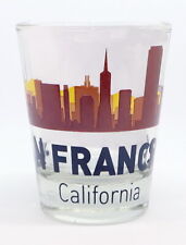SAN FRANCISCO CALIFORNIA SUNSET SKYLINE SHOT GLASS SHOTGLASS picture