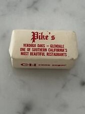 Vintage Pike's Restaurant C&H Unused Wrapped Sugar Cube Glendale CA picture