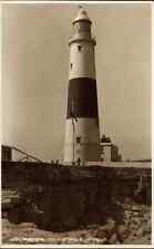 Dorset England Portland Lighthouse Judges Real Photo Vintage Postcard picture