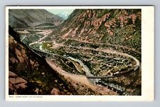 CO-Colorado, Aerial Georgetown Loop, Antique, Vintage c1908 Postcard picture