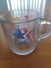 VTG 1984 McDonalds XXIIIrd Olympic Drinking Glass Mug L.A. Los Angeles picture