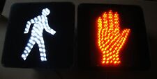 LED MAN WALKING RED HAND WALK / DON'T WALK CROSS WALK SIGNS  picture
