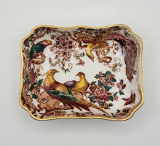 Vtg Royal Crown Derby Olde Avesbury English Bone China Rectangle Trinket Dish picture