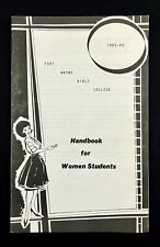 1965-1966 Fort Wayne Bible College Indiana Vintage Women Students Handbook Rules picture