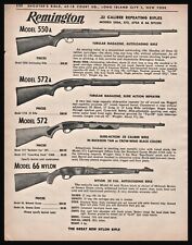 1962 REMINGTON 550A 572A 572 and Nylon 66 .22 Repeating Rifle AD picture