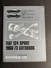 FIAT 124 Sport * Owners Repair Manual * 1966-73 * Sport Coupe * Spyder Autobook picture