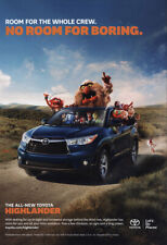 2014 Toyota Highlander: No Room for Boring Muppets Vintage Print Ad picture