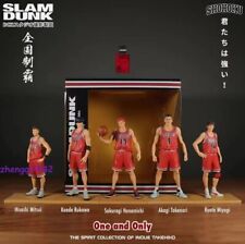 5pcs Anime Figure SLAM DUNK Shohoku Basketball Team PVC Statue Model New In Box picture