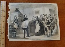 Harper's Weekly 1859 Sketch Print Prince Frederick William Prussia and his baby picture