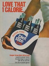 1974 Diet Rite Cola - Royal Crown Soda 6 Pack Girl -