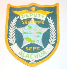 ALACHUA FLORIDA SHERRIF'S DEPT.  POLICE VINTAGE PATCH GENUINE ORIGINAL SEE PICS picture