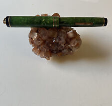 Vintage Wahl Eversharp 14K 2 Signature Fountain Pen Jade Green Marbled Celluloid picture