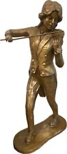 34” Bronze Violinist Statue—“Keith Richards’ First Instrument” ?? 🤘😂🎻🎸 picture