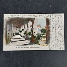 ANTIQUE PRIVATE MAILING POST CARD OF MISSION IN SAN JUAN CAPISTRANO, CA picture