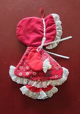 Vintage Handmade Cloth Holly Hobbie Wall Hanging picture