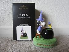 Peanuts Toil and Trouble The Peanuts Gang 2020 Hallmark Halloween magic ornament picture