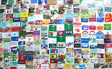 Gift Card Collection LOT of 232 Different -Each Pictured -Collectible -No Value picture