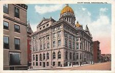 Postcard Court House Greensburg PA  picture