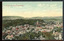 Easton PA from Court House Bird's-Eye View Historic Vintage Postcard M1292a picture