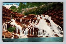 Salt Creek Falls AL-Alabama, Waterfall, Antique, Vintage Postcard picture