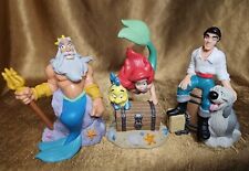 VTG 90s Disney Little Mermaid Lot of 3 PVC Figurines Ariel Eric and King Triton picture