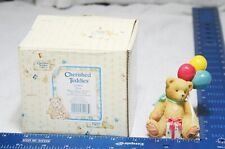 Cherished Teddies Beary Happy Wishes #215864 1996 Hillman WITH BOX picture