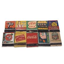 1950's Coca-Cola Dr Pepper 7 up RC Chewing Gum Matchbooks picture