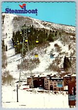 Steamboat Springs, CO - Steamboat's 90-Car Bell Gondola - Vintage Postcard 4x6 picture