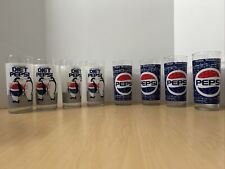 Pepsi & Diet Pepsi Penguins & Winter Wonderland Set Of 8 Standard Glasses. picture