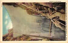 Vintage Postcard- Shoshone Dam, Yellow Stone National Park, Cody, WY. picture