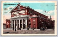 eStampsNet - Postcard Symphony Hall Boston MA 1933 picture