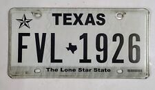TEXAS License Plate ~ FVL 1926 ~🔥FREE SHIPPING🔥 1926 YEAR IN NUMBER picture
