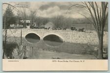 Port Chester New York~Horse Buggy Leads Way~Bryam Street Bridge~Home~Barn~1905 picture