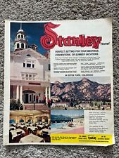Vintage 1974 Stanley Hotel Newspaper Print Advertisement picture