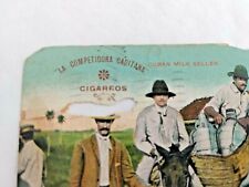 Vintage Postcard Cuban Milk Seller Posted Habana Cuba 1917 w message #14952 picture