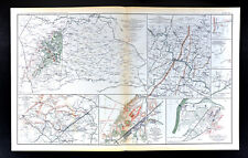 Civil War Map Harper's Ferry Mine Run Orange County Virginia & Bristoe Station picture